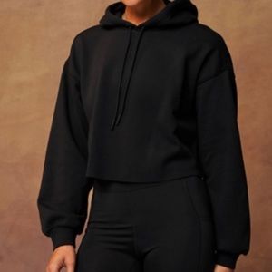NWT FABLETICS Cozy Fleece Cropped Hoodie Small